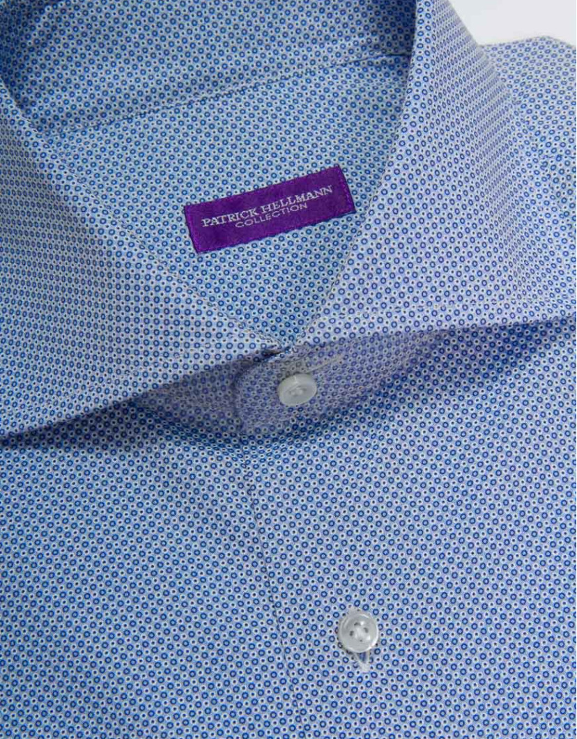 Patrick-Hellmann-Collection-Blue-Shirt-100-Cotton-image Patrick Hellmann Collection Blue Shirt 100% Cotton image